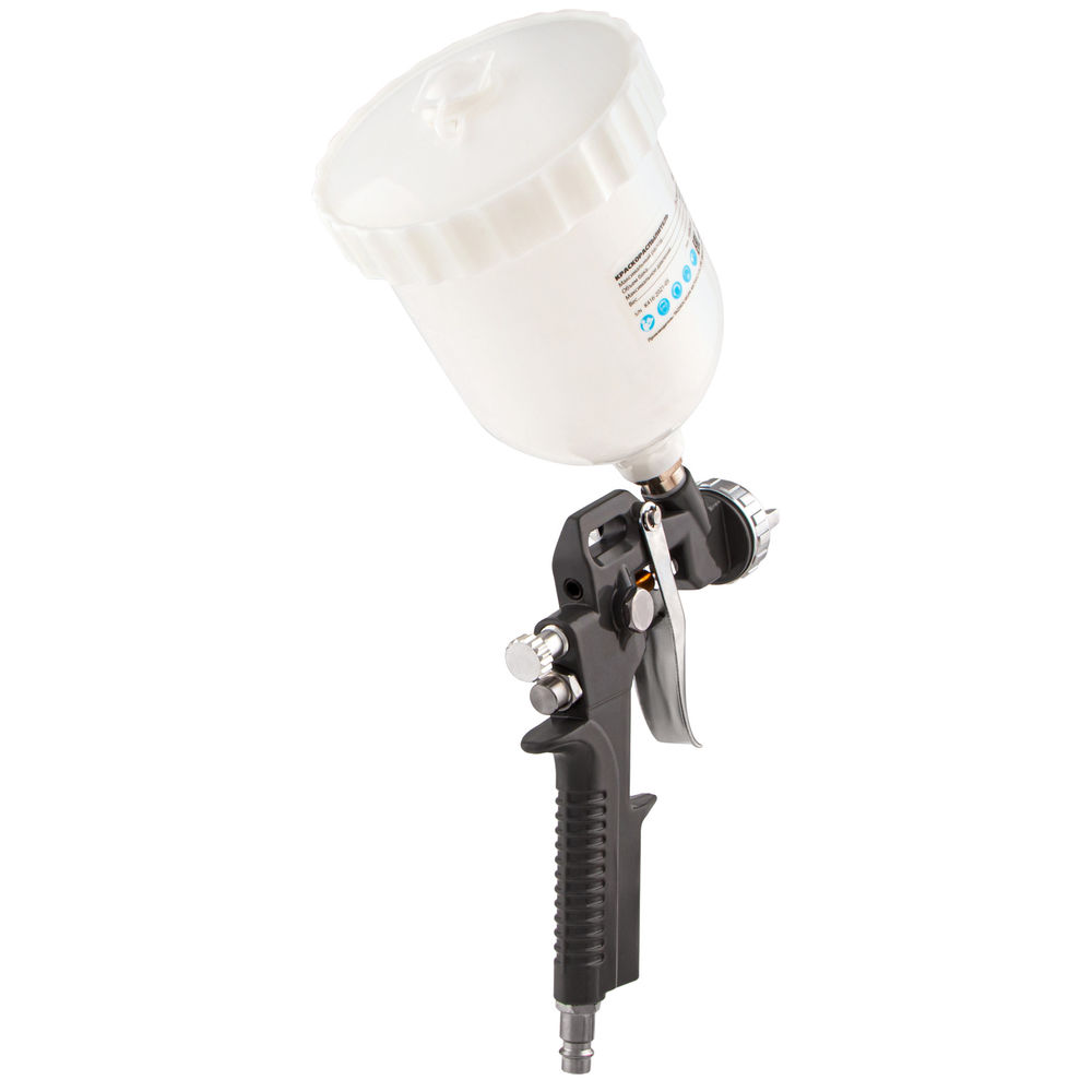 Набор пневмоинструмента, 5 предметов, быстросъемное соединение, краскораспылитель с верхним бачком Matrix (57304)