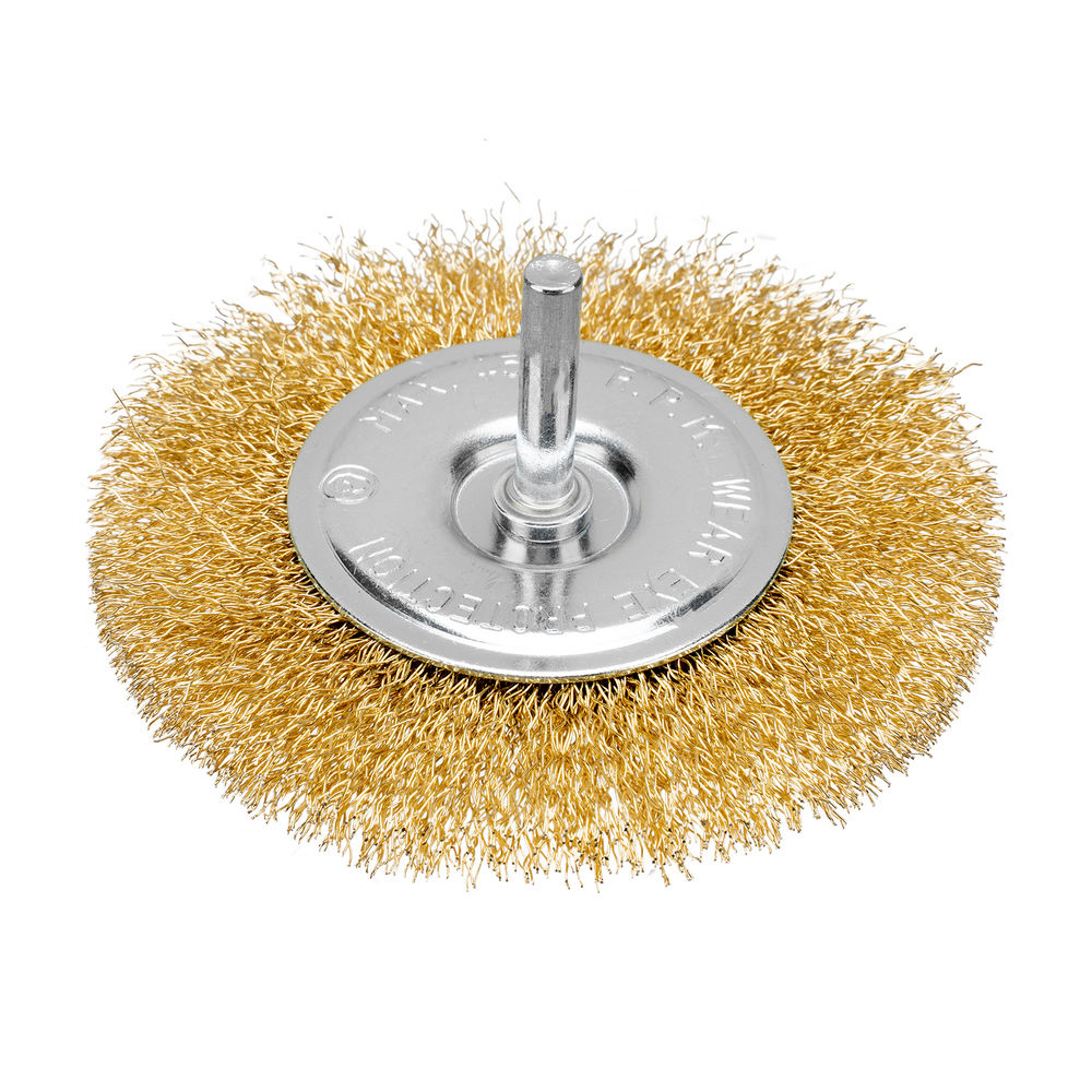 Набор щеток для дрели, 6 шт, 5 плоских 40-50-65-75-100 мм + 1 чашка 50 мм, со шпильками Matrix (74496)