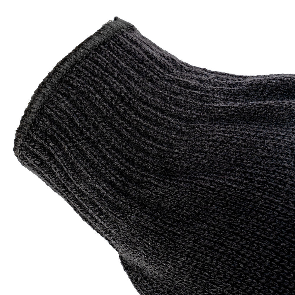 Перчатки трикотажные, акрил, ПВХ гель, Протектор, черны, оверлок Сибртех (68661)