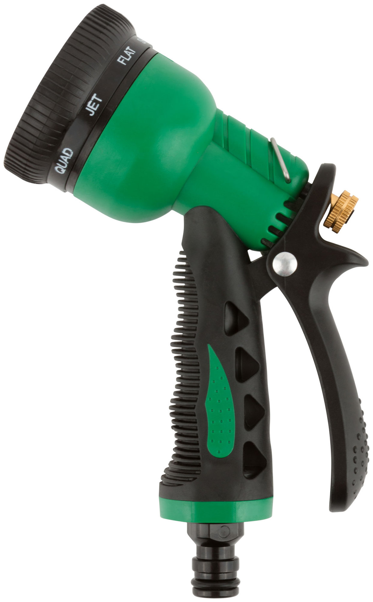 Пистолет для полива, 8 режимов, зеленый 170 мм (77305)