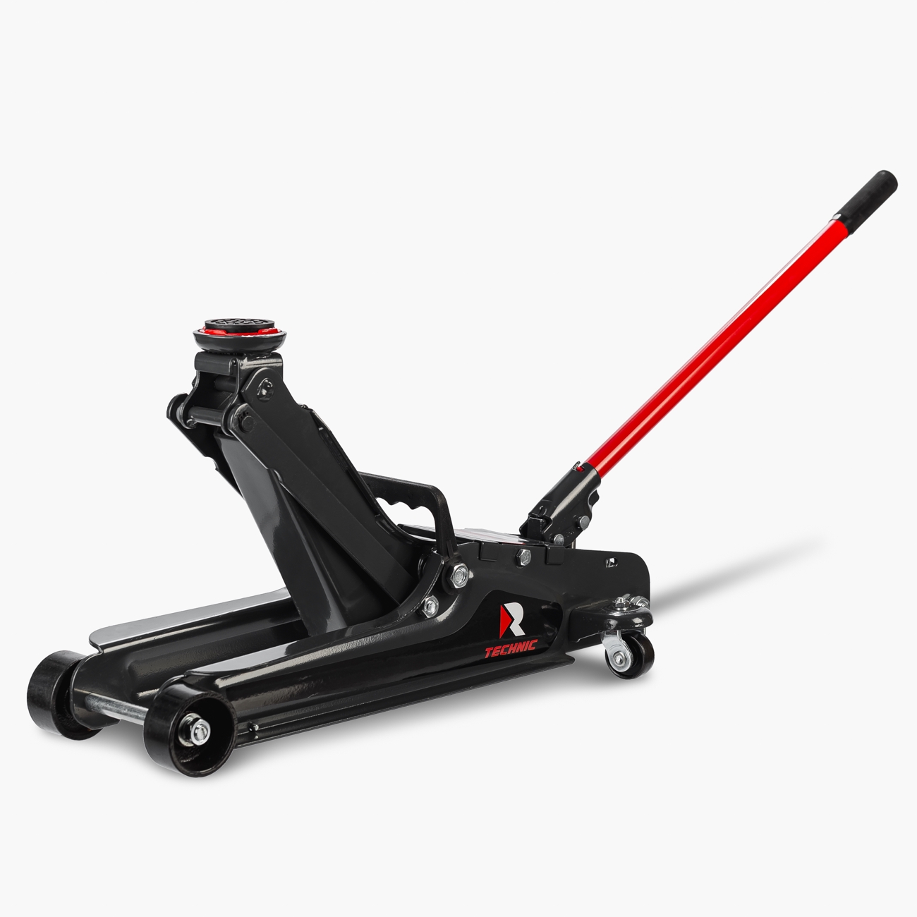 Домкрат подкатной низкого подхвата 2,5 т, 85-380 мм, полупрофессиональный TECHNIC RUNTEC RT-PJL25