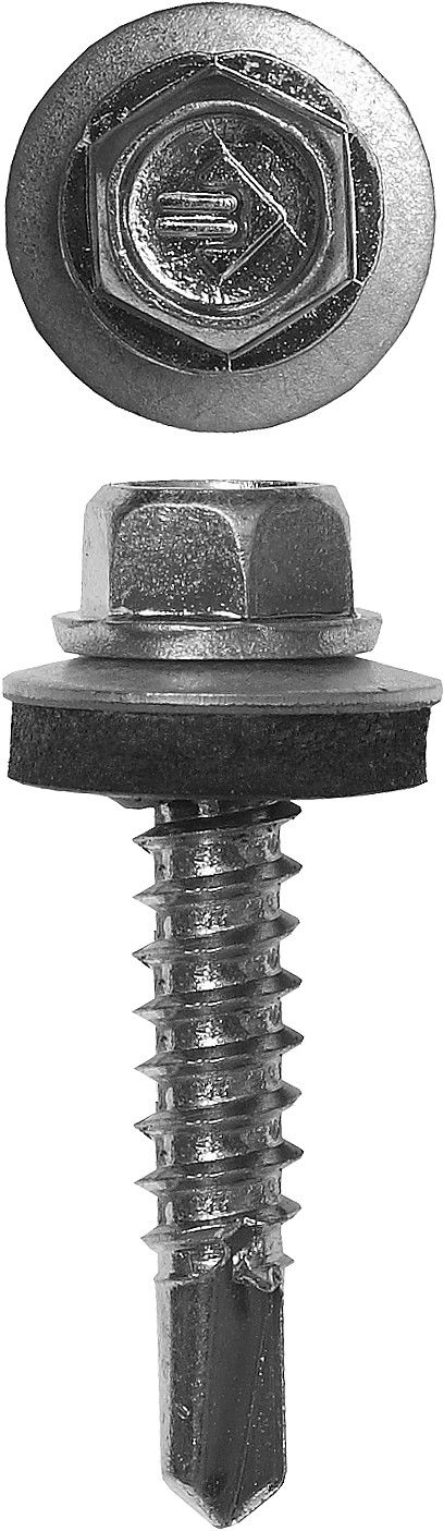 Саморез кровельный 50 х 5.5 мм, цинк, 1000 шт Профессионал СКМ ЗУБР 4-300310-55-050