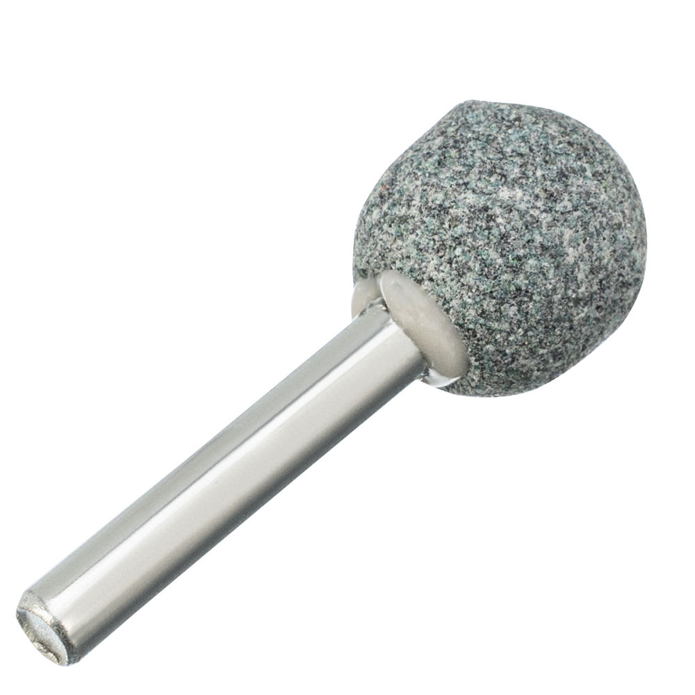 Шарошка абразивная, шар, 19 мм, для дрели , хвостовик d6 мм, 63С Denzel (76023)