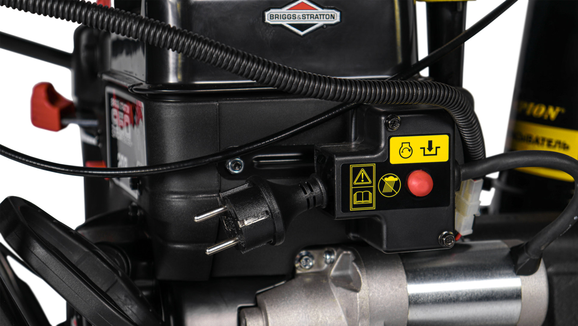 Снегоотбрасыватель CHAMPION ST761BS (6,5лсB&S950 61см6F/2Rколеса3л78,5кг эл.стартер,фара,обогрев) (ST761BS)