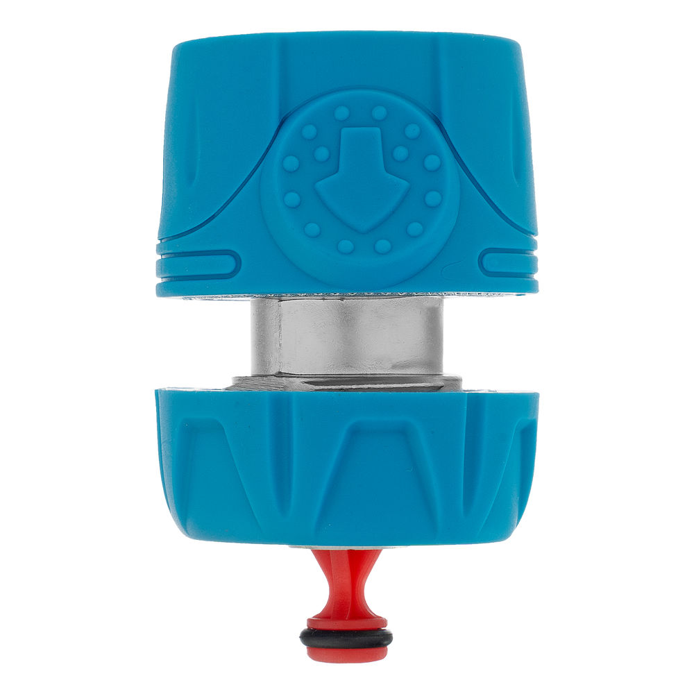 Соединитель быстросъемный 1/2, аквастоп, алюминий, TPR, LUXE Palisad (65835)