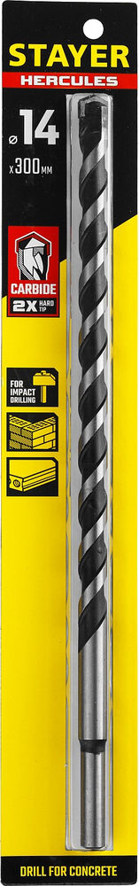 Сверло по бетону Hercules, 14 x 300 мм STAYER Professional 2915-300-14_z01