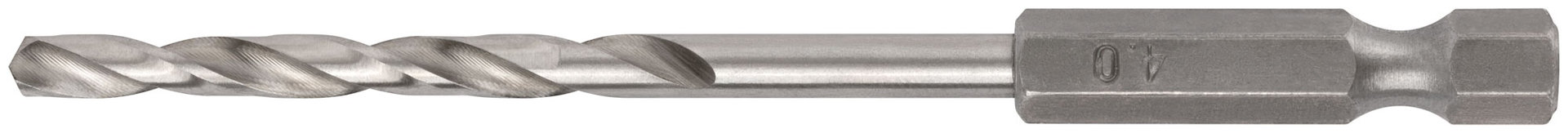 Сверло HSS по металлу,полированное, U-хвостовик под биту, инд.упаковка 4,0 мм (34040)