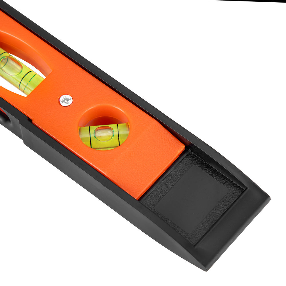 Уровень, 225 мм, 3 глазка, пластмассовый Торпедо (II) Sparta (346055)