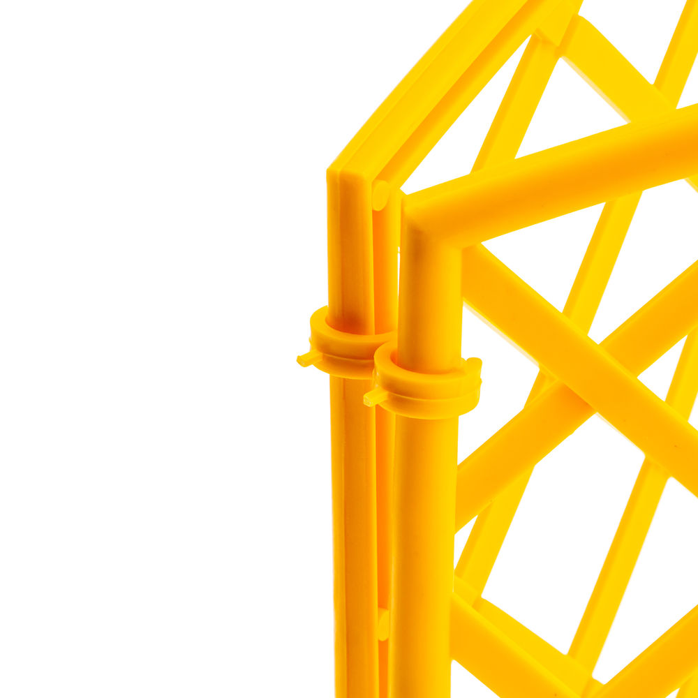 Забор декоративный Сетка, 24 х 320 см, желтый, Palisad (65001)