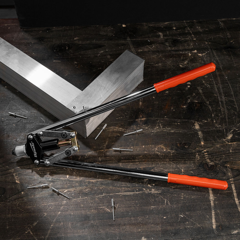 Заклепочник, 450 мм, двуручный, усиленный, заклепки 3.2-4.0-4.8 мм Sparta (405385)