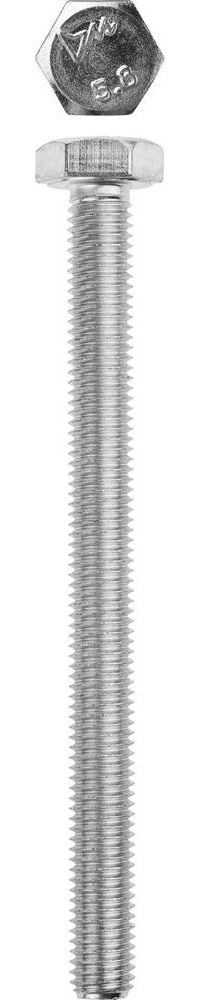 Болт M10 x 120 мм, кл. пр. 5.8, цинк, 5 кг, ГОСТ 7798-70 ЗУБР 303080-10-120