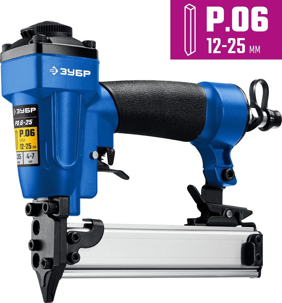 Нейлер пневматический P0.6-25 для шпилек 23Ga, тип P0.6 (12-25 мм) ЗУБР Профессионал 31936