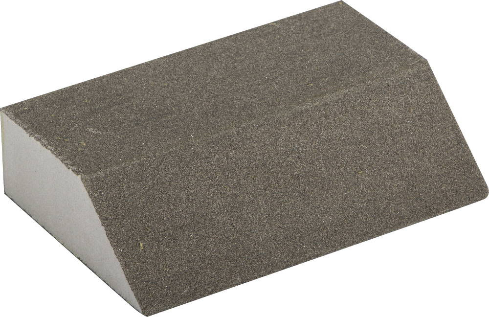Губка шлифовальная водостойкая четырехсторонняя Р180, 100 х 68 х 42 х 26 мм ЗУБР 35613-180