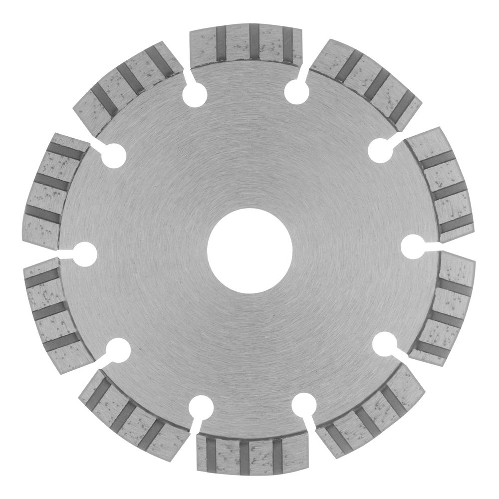 Диск алмазный, 125 х 22.2 мм, лазерная приварка турбо-сегментов, сухая резка Gross (730037)