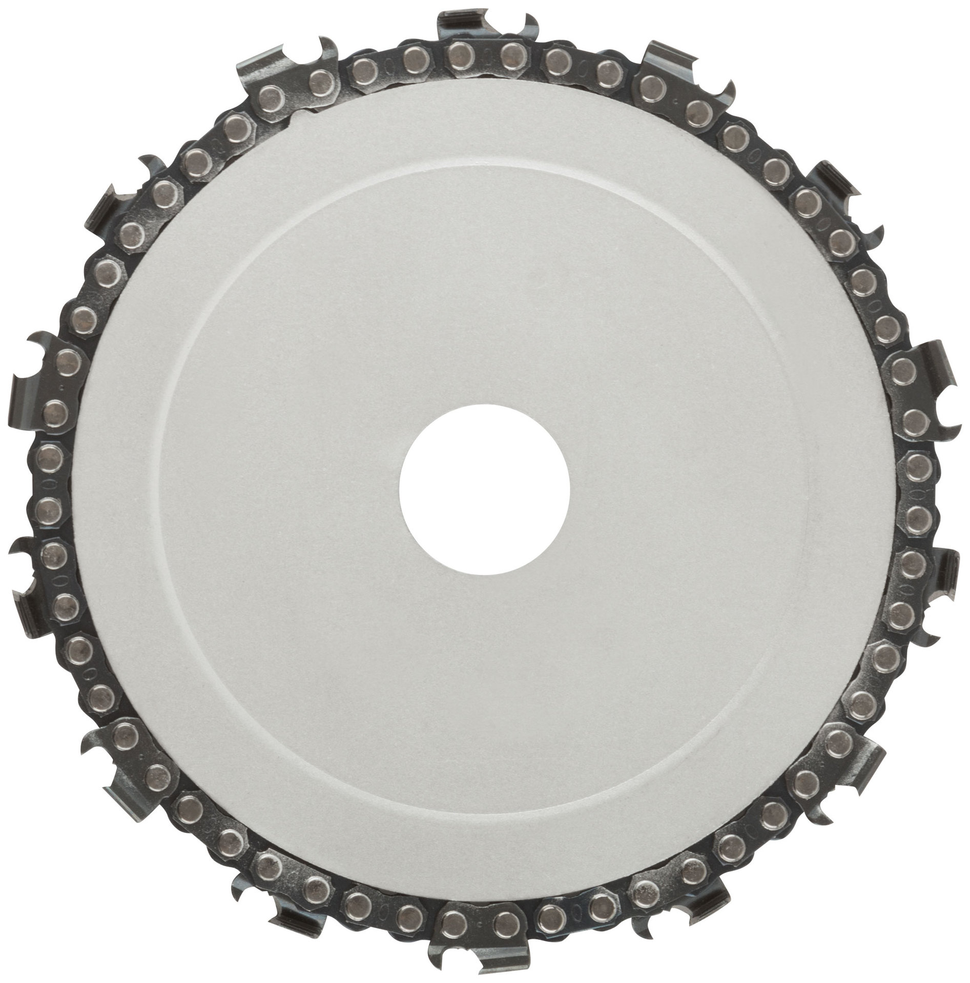 Диск отрезной цепной по дереву, толщина реза 6 мм, посадочный диаметр 22,2 мм, 125 мм (37649)