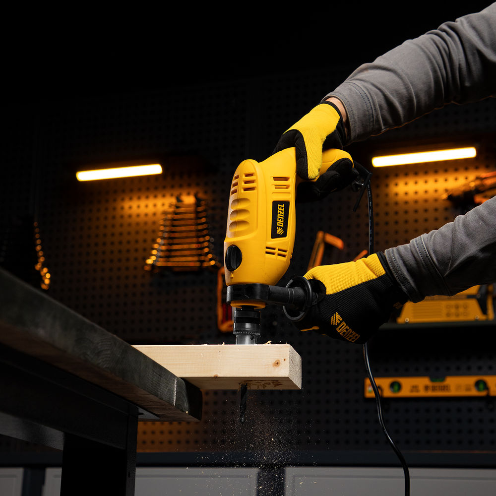 Дрель ударная ID-550, 550 Вт, 0-2900 об/мин, 46400 уд/мин Denzel (26302)