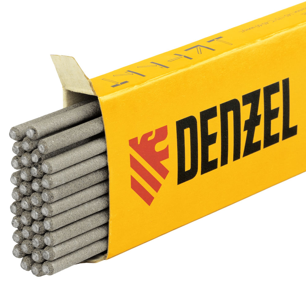 Электроды DER-46, диам. 3 мм, 1 кг, рутиловое покрытие Denzel (97514)