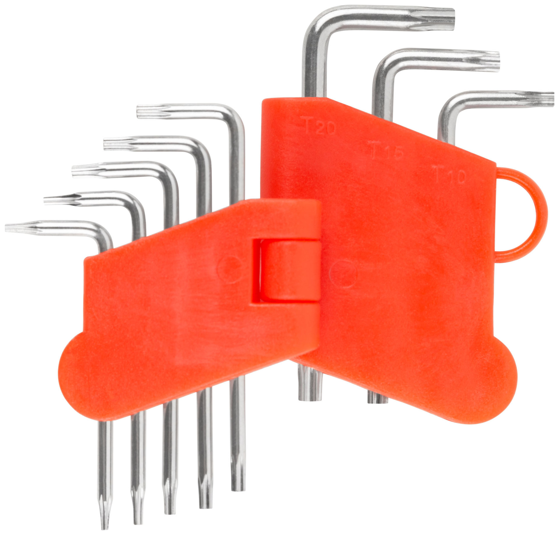 Ключи TORX CrV 8 шт. Т5-Т20, в пластиковом держателе (64001)