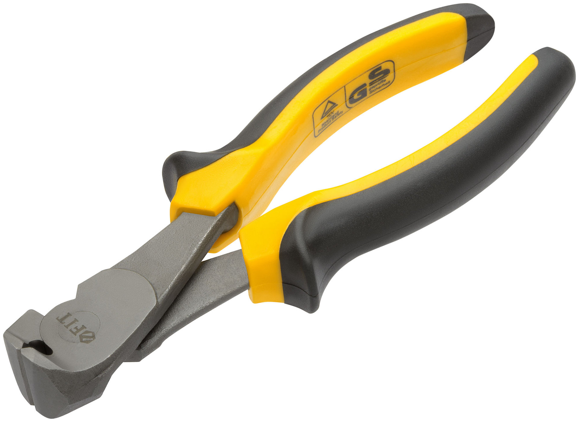 Кусачки торцевые Стайл, мягкие прорезиненные черно-желтые ручки, молибденовое покрытие 160 мм (51835)
