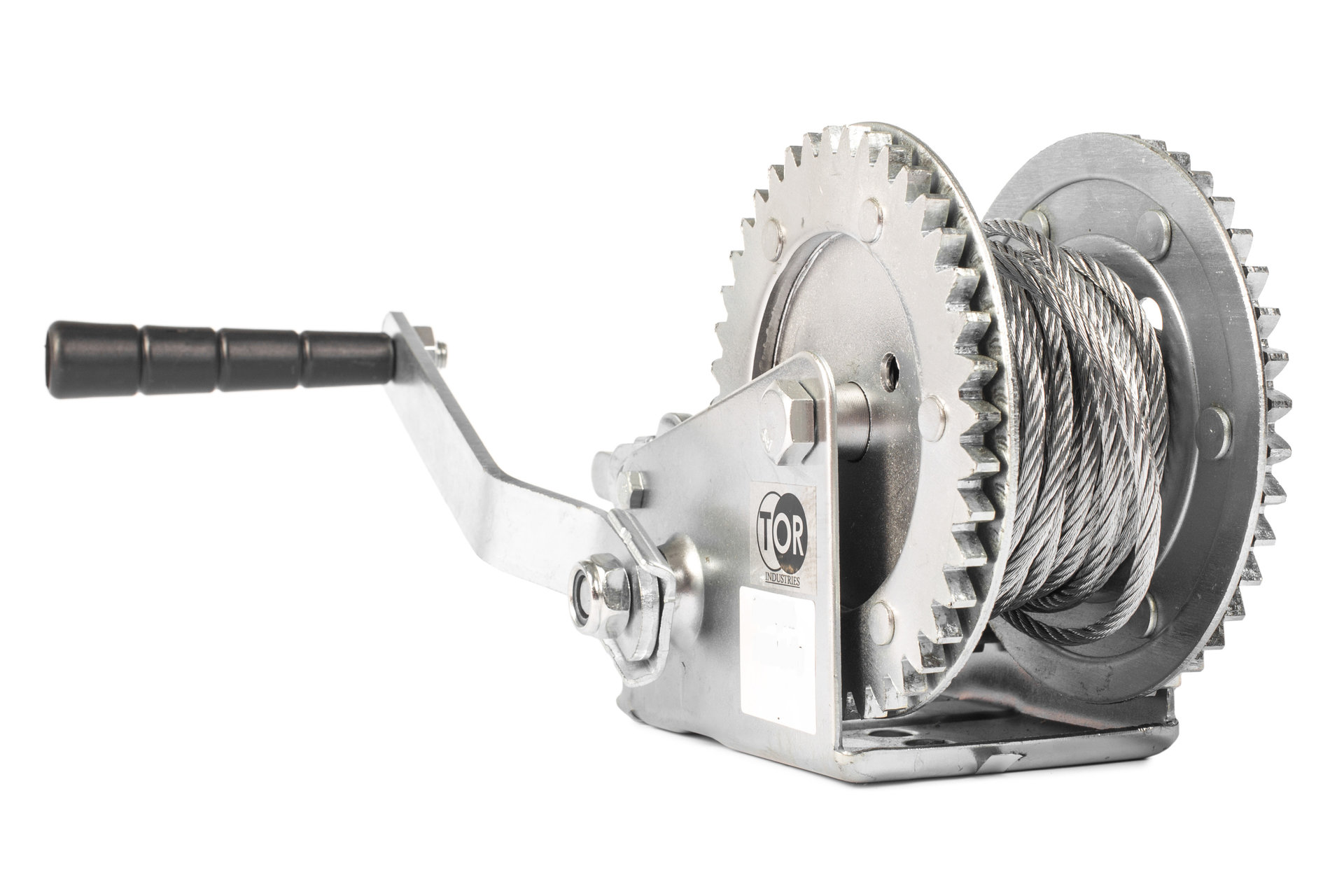 Лебедка ручная TOR ЛН-2500 (LHW) г/п 1,0 т длина троса 10 м (серия G) (11312)