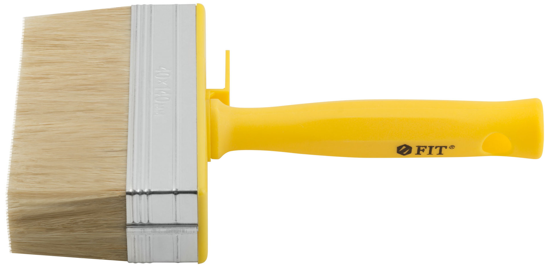 Макловица, натур.светлая щетина, пластиковый корпус, полая ручка, мини 40 х 140 мм (01644)