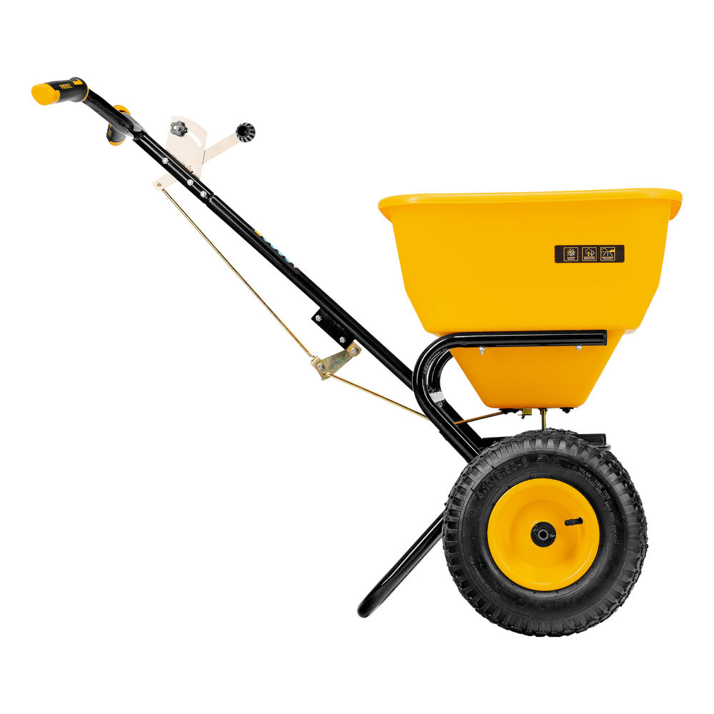 Механическая сеялка на колесах, 45 л Denzel (63951)