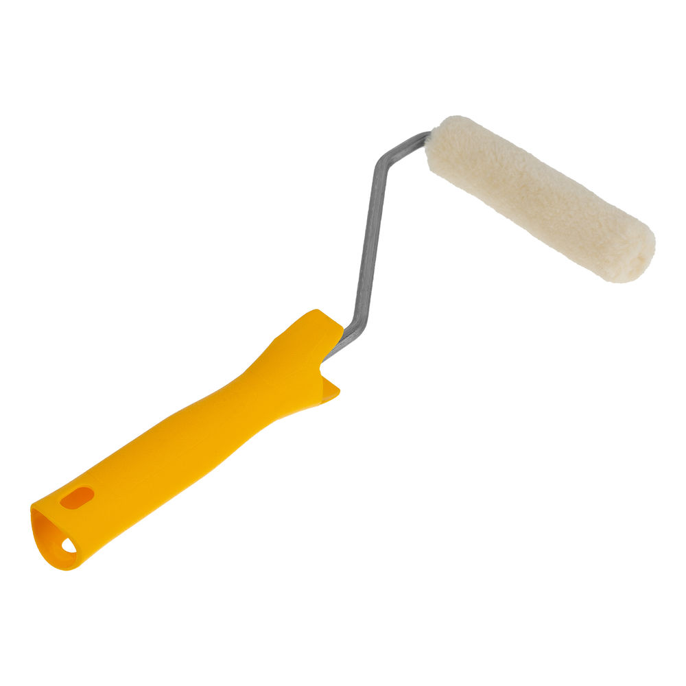 Мини-валик в сборе Лаки , 110 мм, ворс 5 мм, D 16 мм, D ручки 6 мм, Велюр Сибртех (80592)