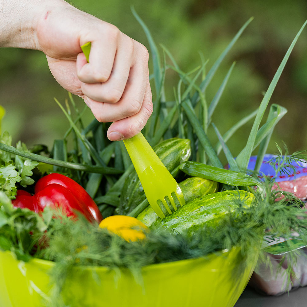 Набор для пикника на 6 персон, 20 предметов, контейнер 9 л в комплекте, Camping Palisad (69451)