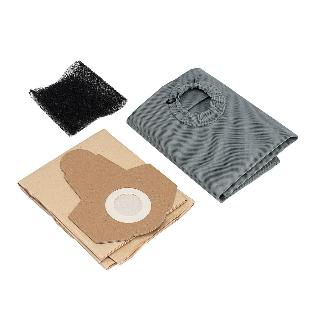 Пылесос строительный RVC30, 1400 Вт, бак 30 л, шланг 3 м, розетка с автосинхр. Denzel (28203)