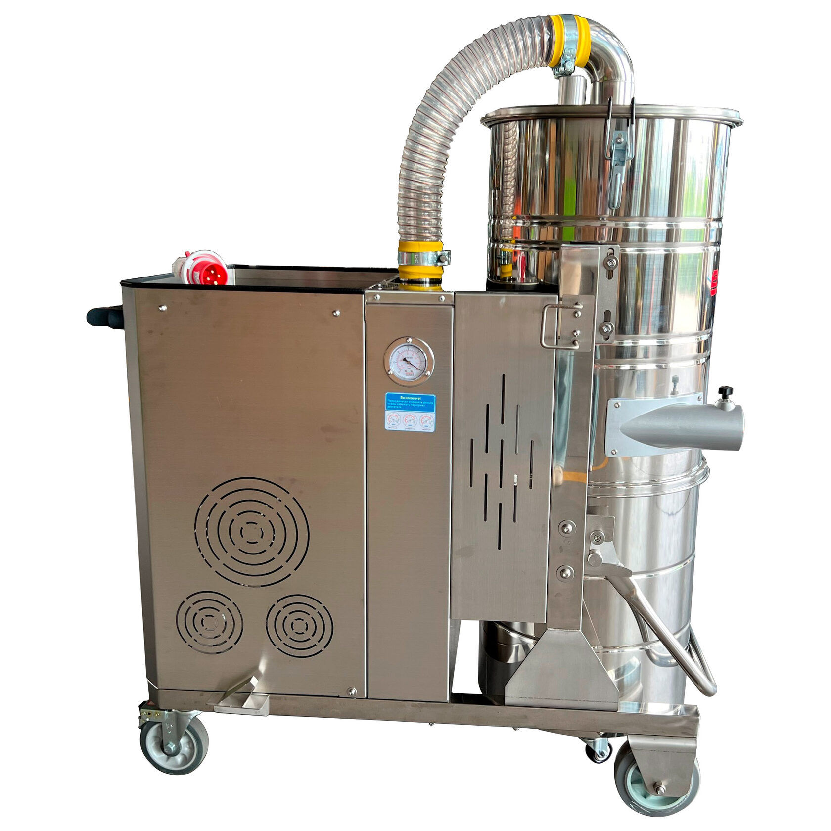 Пылеводосос промышленный EVOline IVC 1100 3,0 кВт 380 В, ручная очистка фильтра