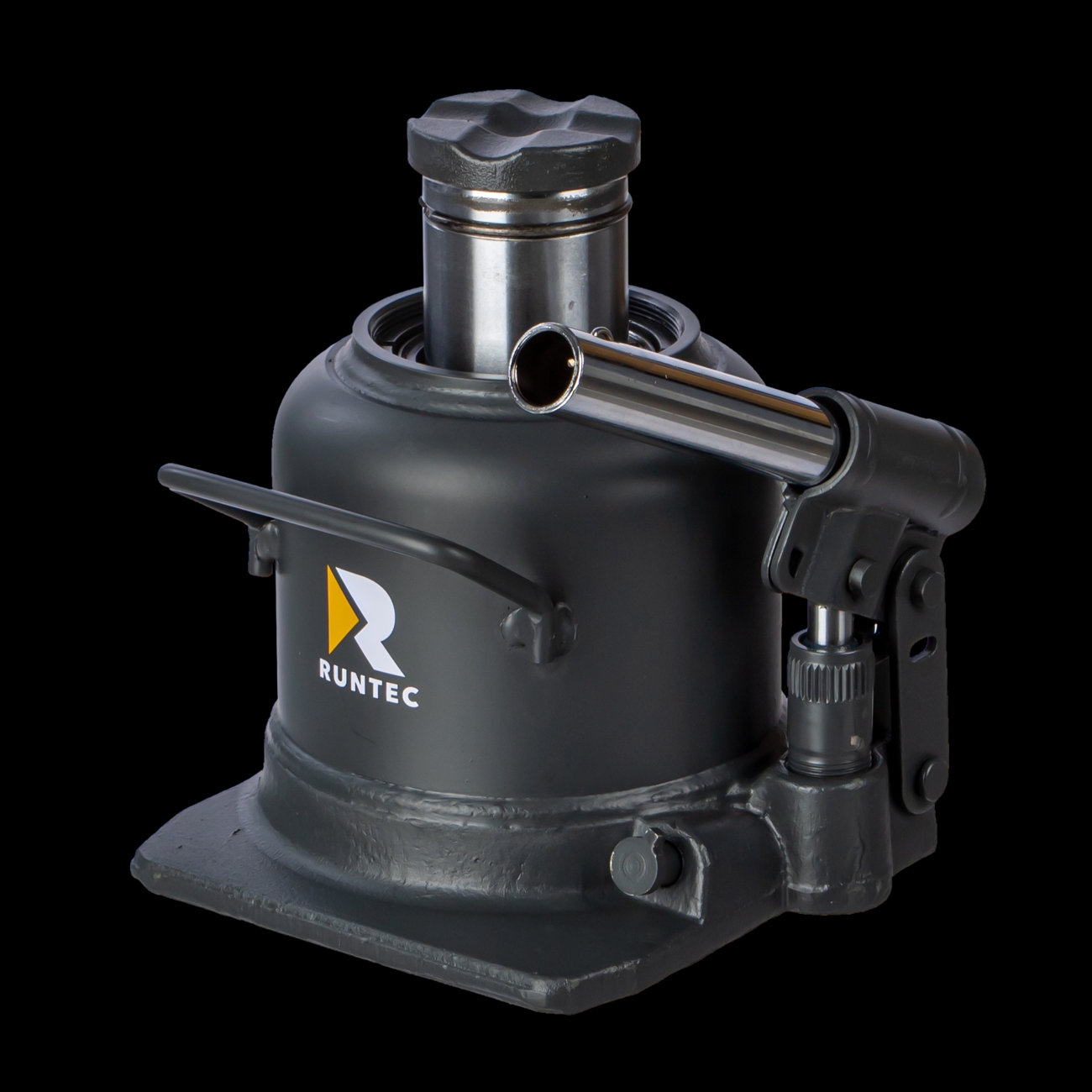 Домкрат бутылочный двухштоковый профессиональный 20 т, 150-245 мм RUNTEC RT-WJ20