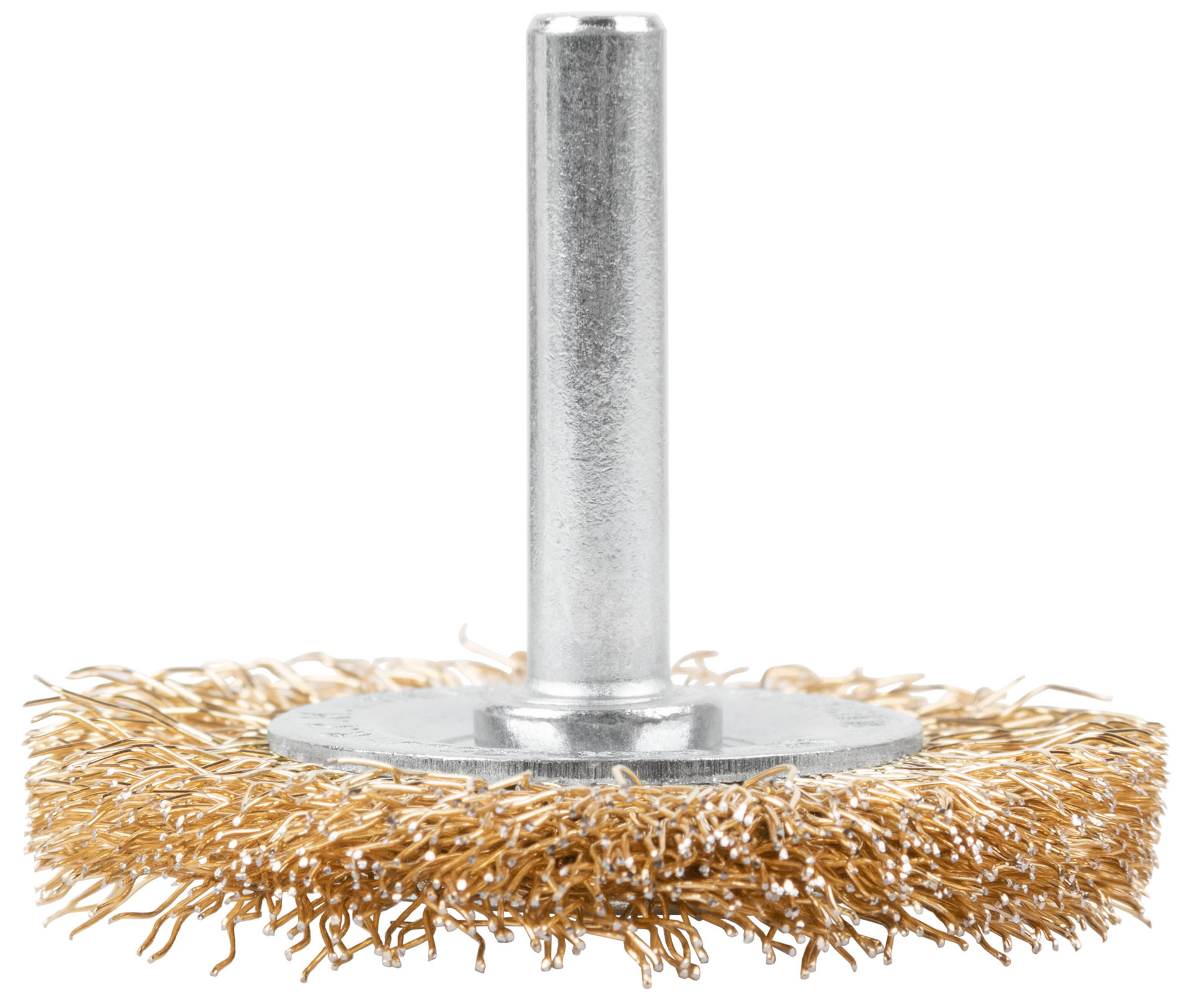 Щетка для дрели, тип Плоская, латун. витая проволока 0,3 мм, 50 мм, блистер, CUTOP Profi (82-914)