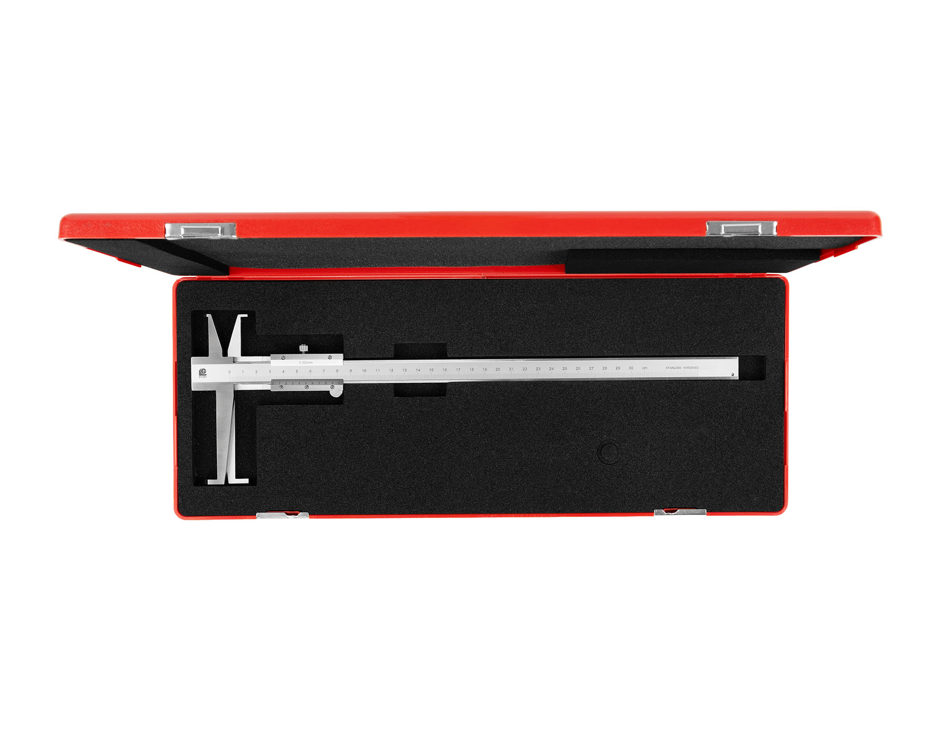 Штангенциркуль нониусный 10-300/18-300 0,02 для измерения внутр. канавок с лезвийными губками 145-206АК Guanglu