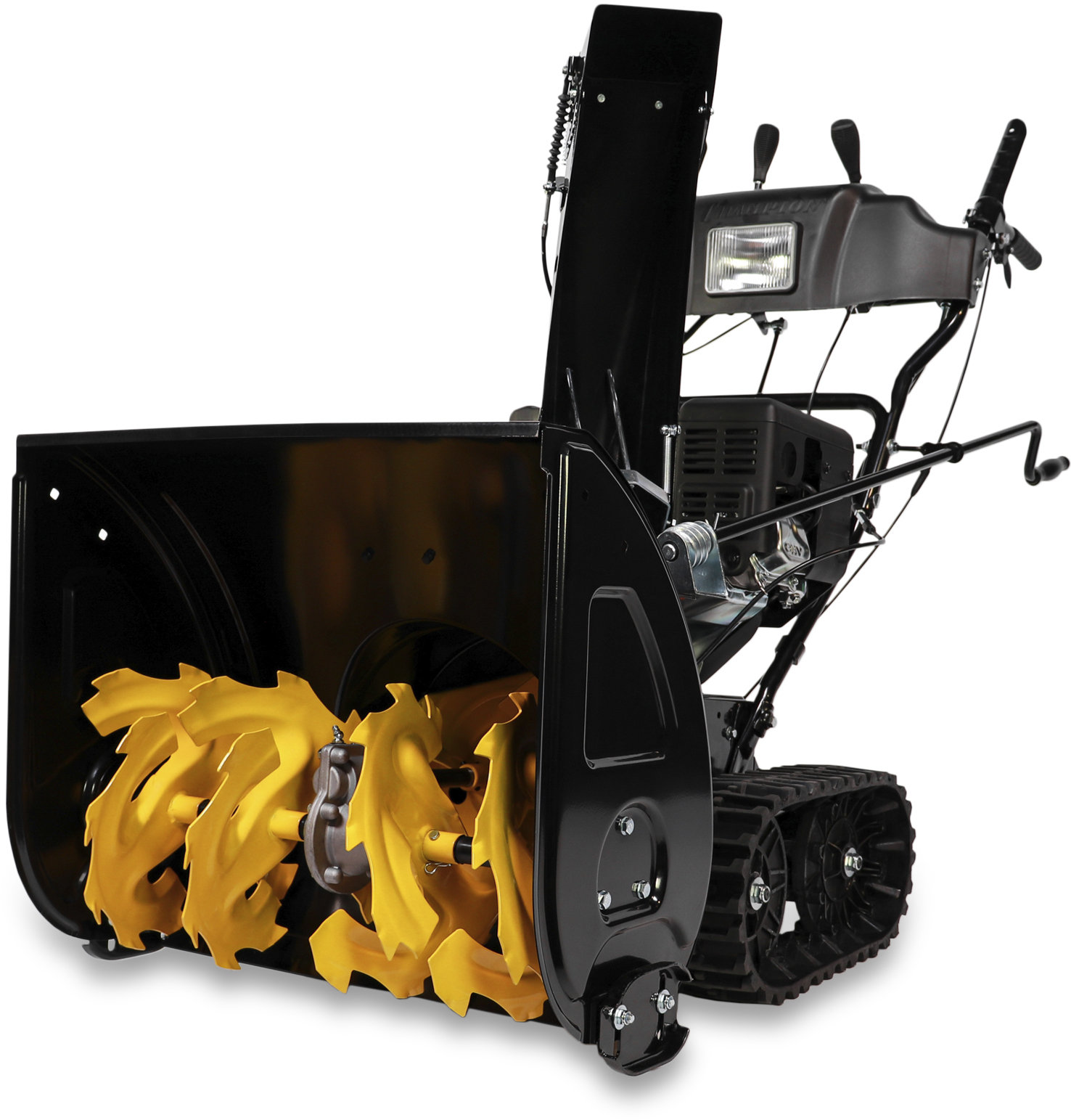 Снегоотбрасыватель CHAMPION STT761E (7,0лс61см6F/2Rгусеницы3л90кг эл.стартер,фара,обогрев,зимн.дв.) (STT761E)