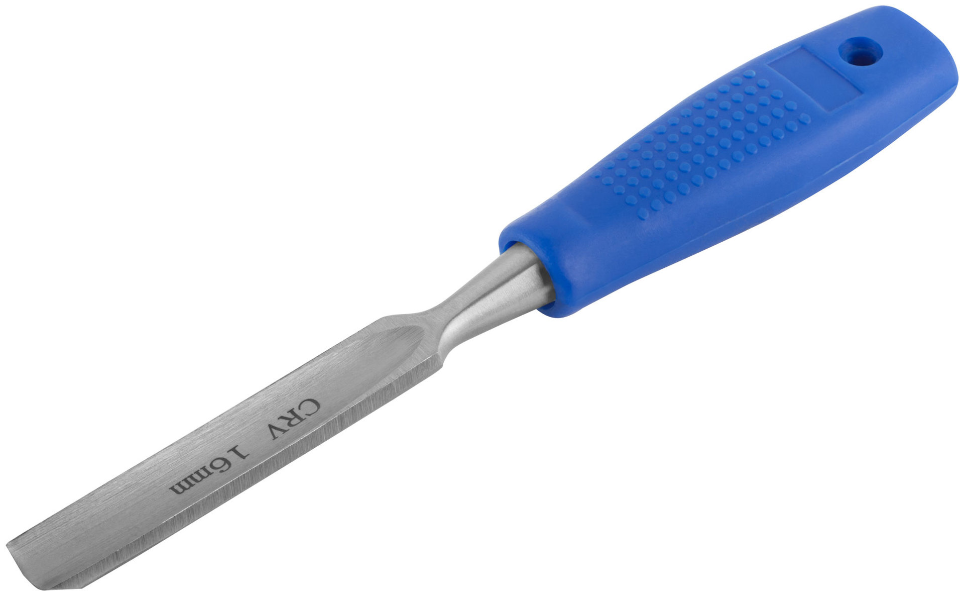 Стамеска CrV полукруглая с пластиковой ручкой 16 мм