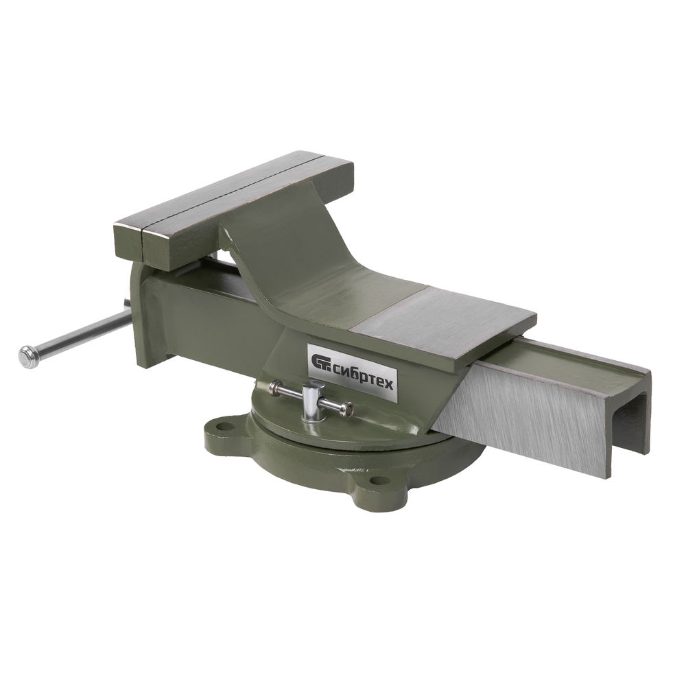 Тиски слесарные, 150 мм, стальные, поворотные Сибртех (18620)