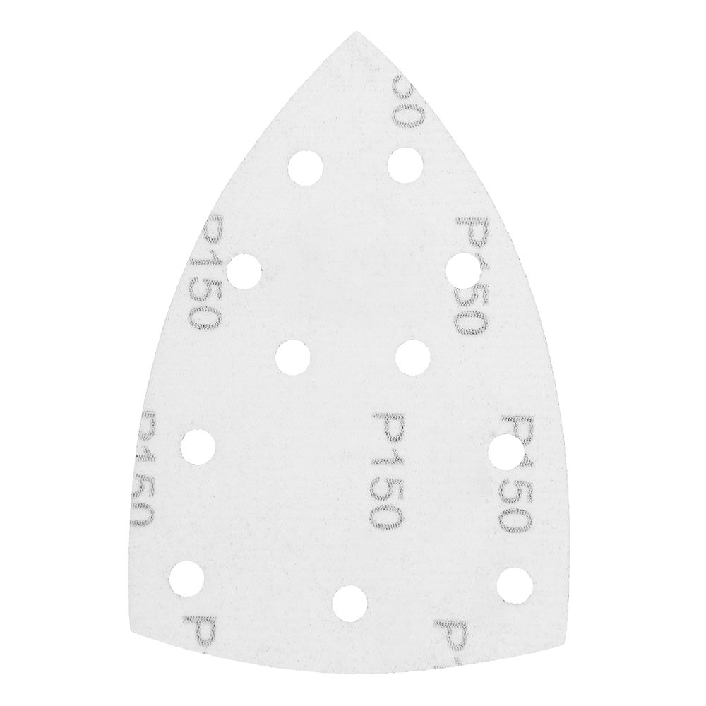 Треугольник абразивный на ворc. подложке под липучку, перф., P 150, 150х150х100 мм, 5 шт. Denzel (738637)