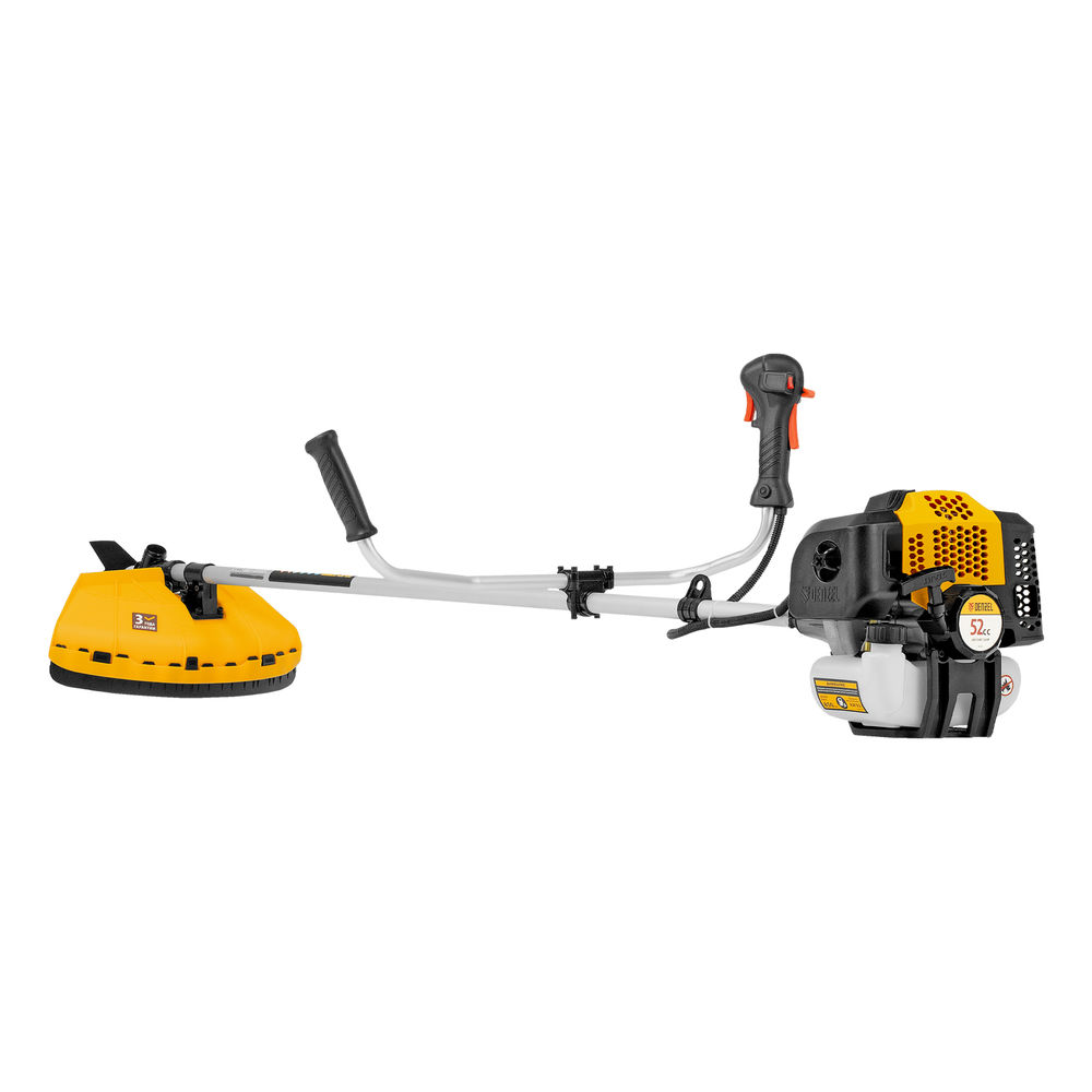 Триммер бензиновый DGT 520, 52 см3, 3 л. с, неразъемная штанга, состоит из 2 частей Denzel (96238)