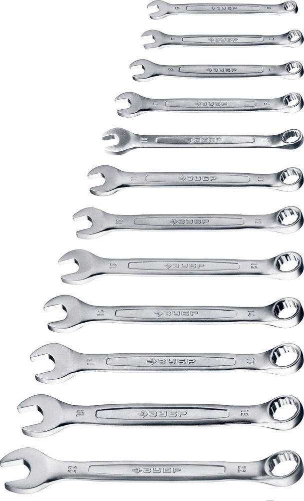 Набор комбинированных гаечных ключей 12 шт, 6–22 мм ЗУБР Профессионал 27087-H12_z01