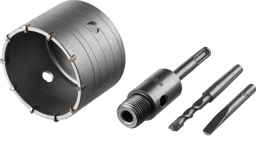 Коронка по бетону с оснасткой 80 мм, SDS-plus, 10T ЗУБР 2918-80_z01