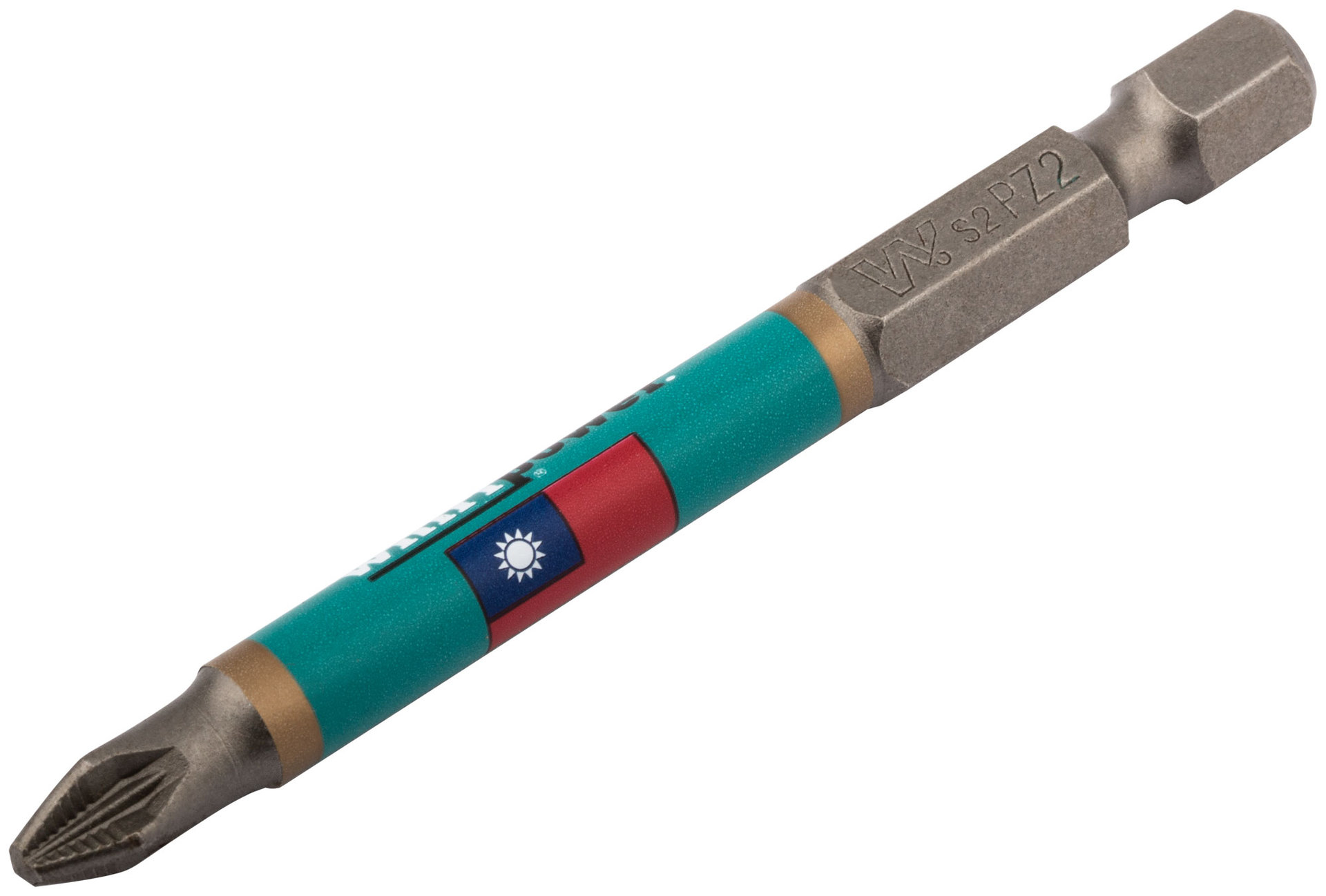 Биты WP, сталь S2, с насечкой, Профи, 70 мм PZ2, 10 шт. (57599)