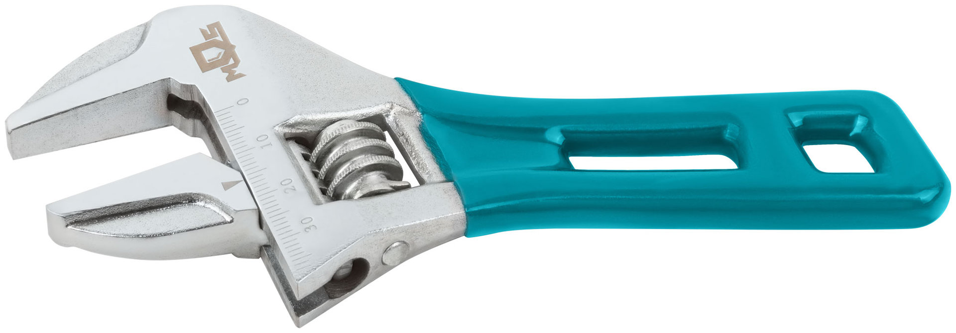 Ключ разводной с тонкими губками, пластиковая накладка на ручку, 150 мм ( 36 мм )