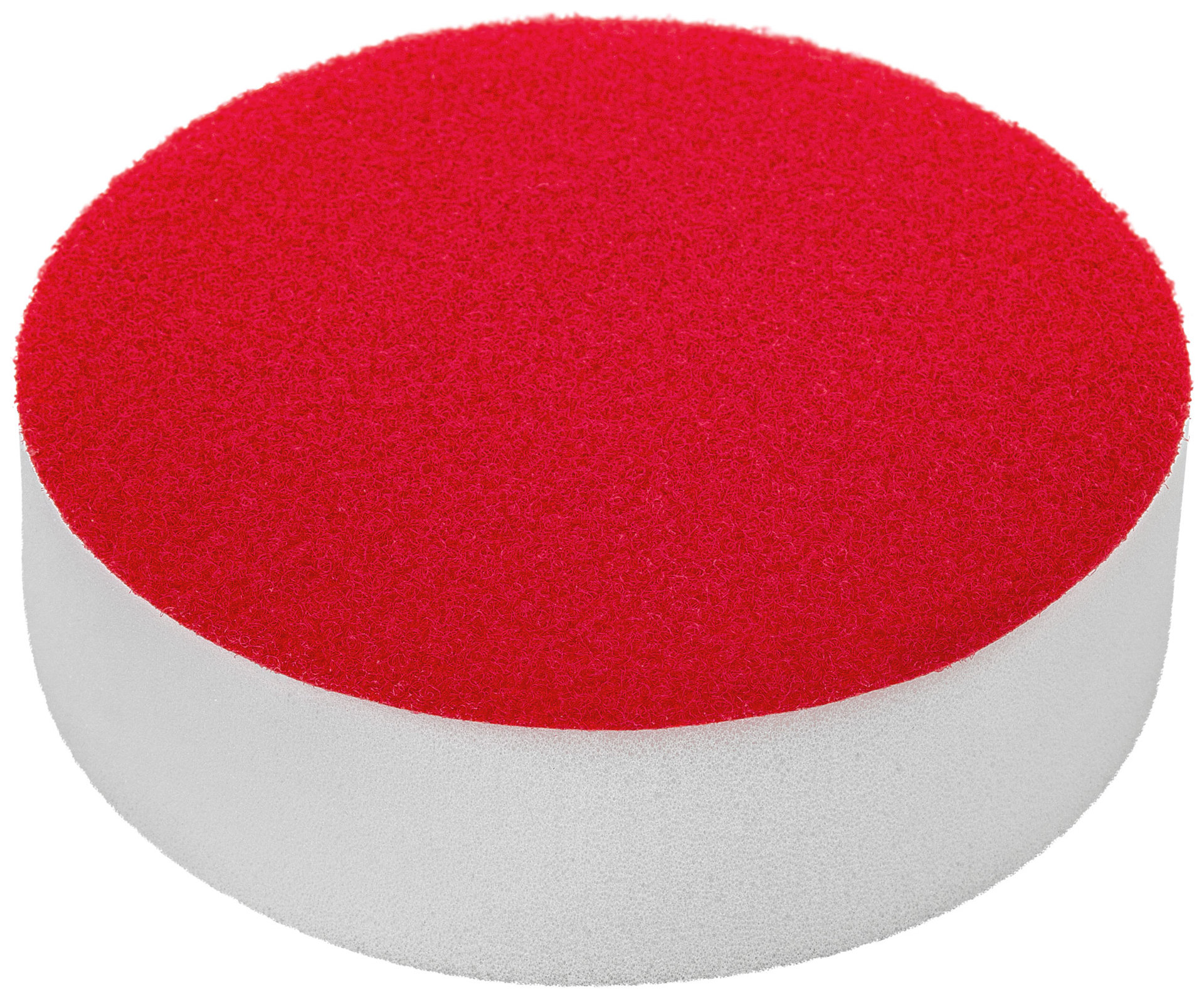 Круг полировальный поролоновый (липучка), твердый поролон, Профи 125х35 мм (39649)