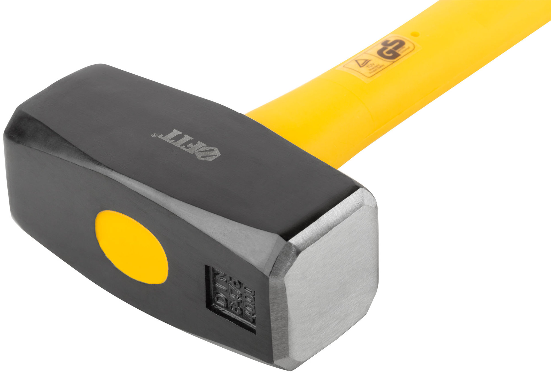 Кувалда кованая, фиберглассовая усиленная ручка 600 мм, 4 кг