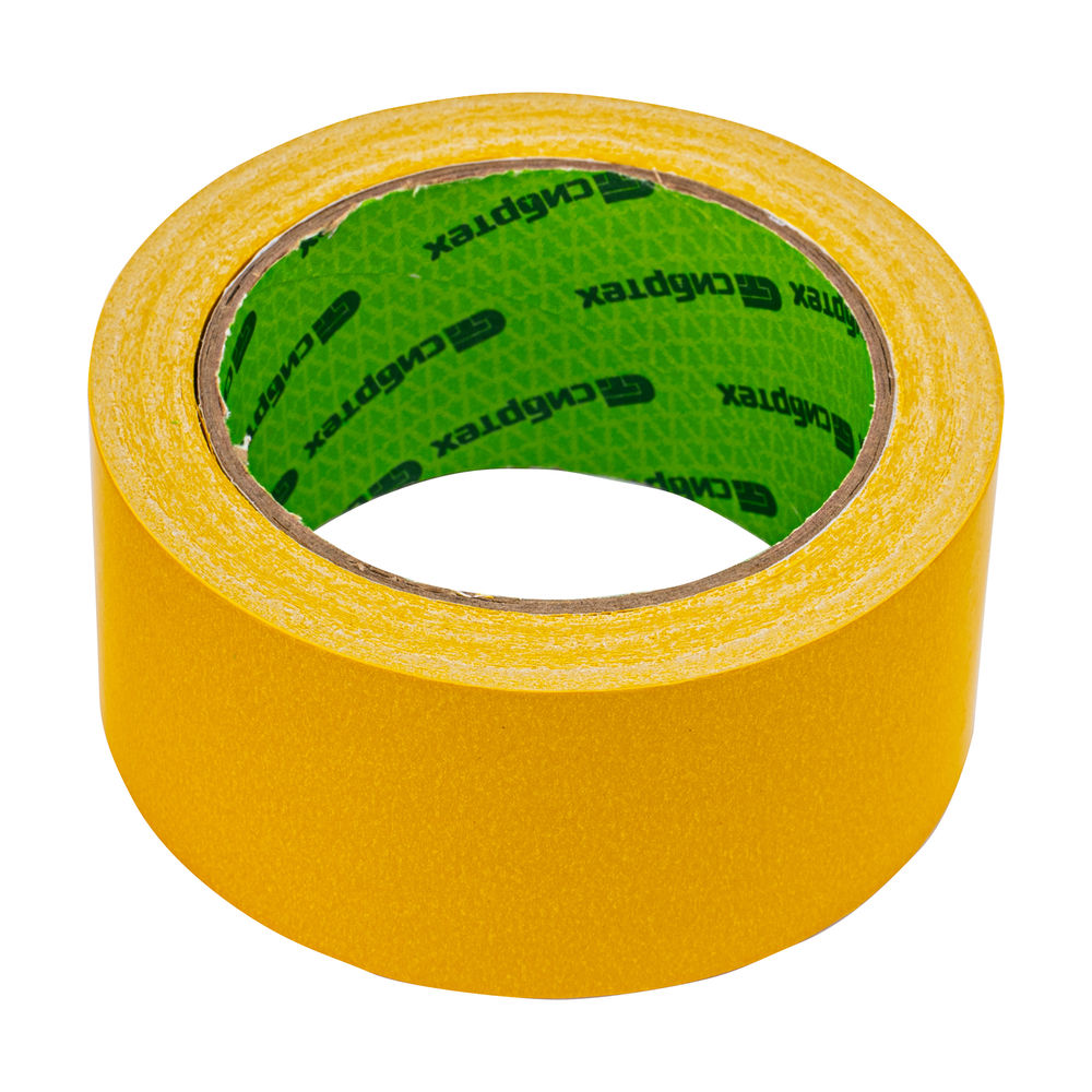 Лента клейкая двусторонняя, 50 мм х 25 м, на полипропиленовой основе Сибртех (88809)