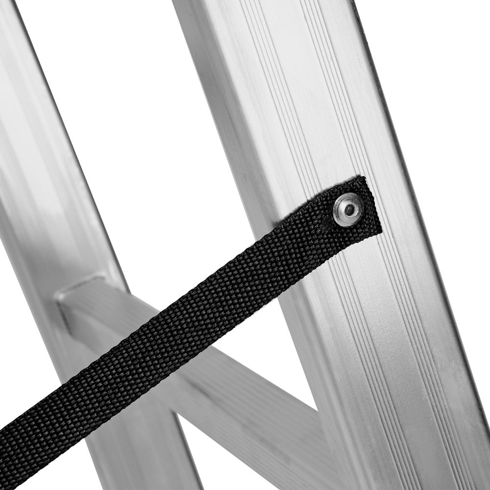 Лестница, 3 х 11 ступеней, алюминиевая, трехсекционная, Сибртех (97821)