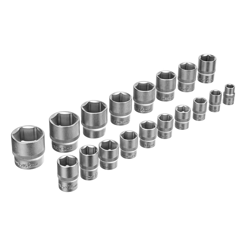 Набор инструментов, 1/2, 3/8, 1/4, пластиковый кейс 160 предм. Сибртех