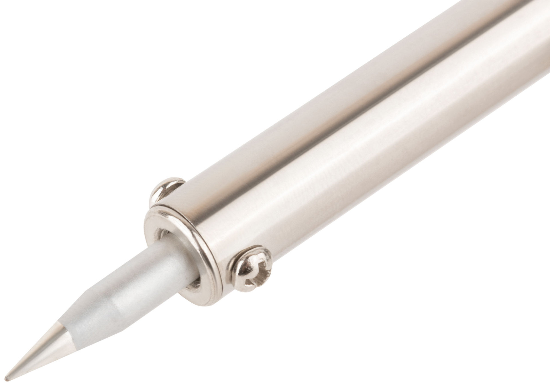 Паяльник 220 В, 2 режима работы, подставка, выключатель, прорезиненная ручка, конусное жало, 30 Вт / 60 Вт (60495)