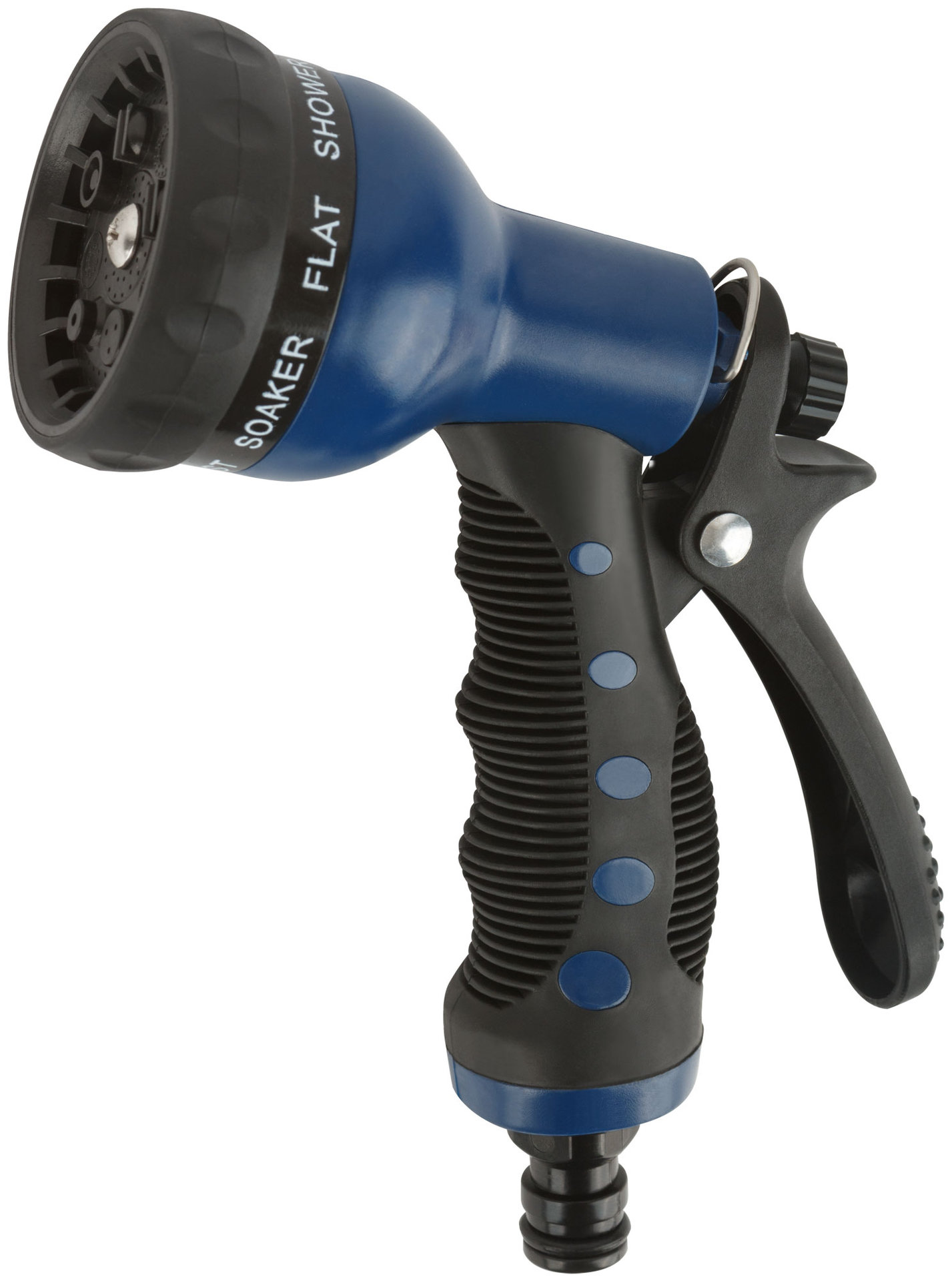 Пистолет для полива, 8 режимов, синий 200 мм (77307)
