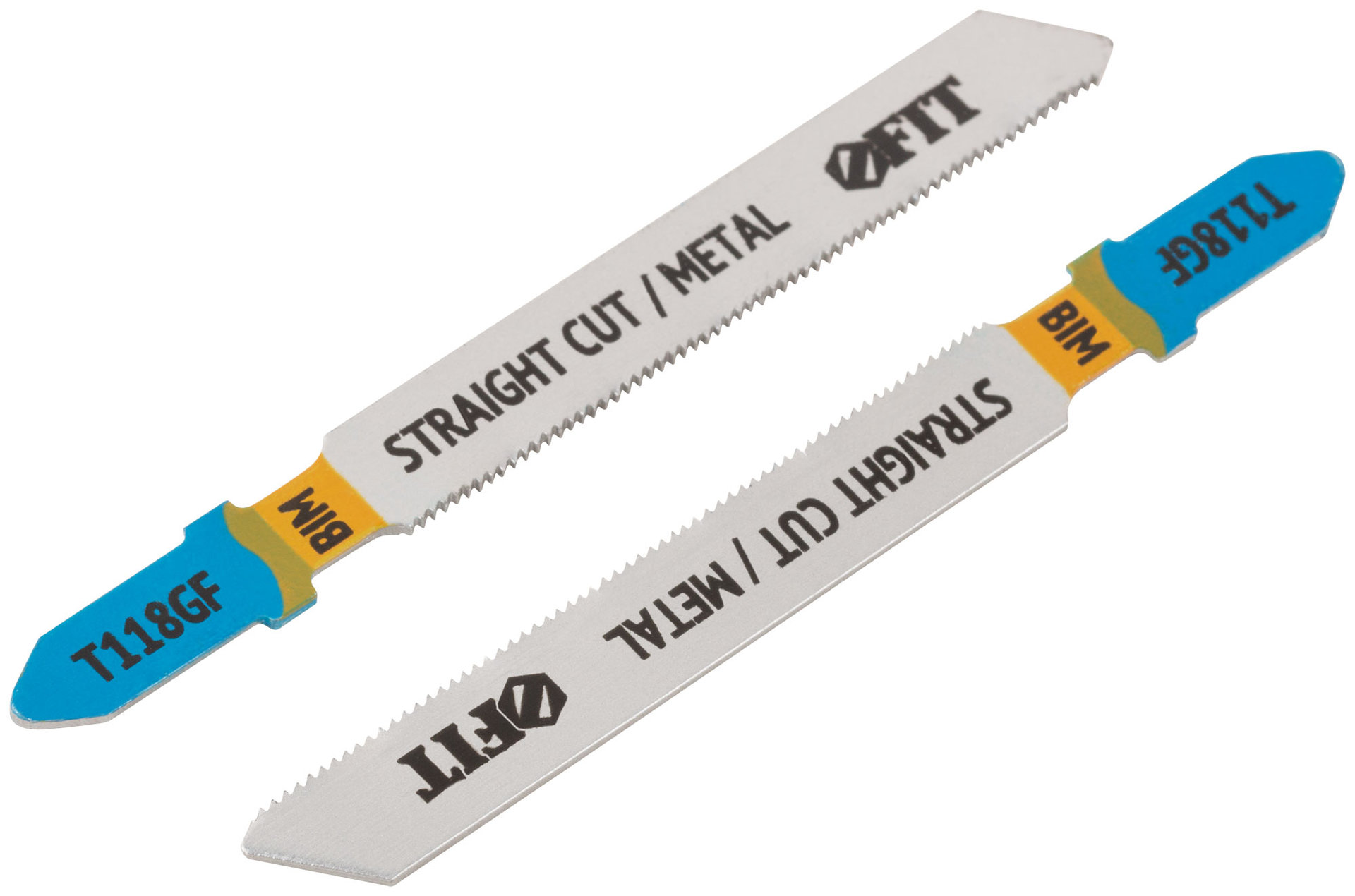 Полотна по металлу, Bimetal, фрезерованные, волнистые зубья, 76/51/0,8 мм (T118GF), 2 шт. (40915)